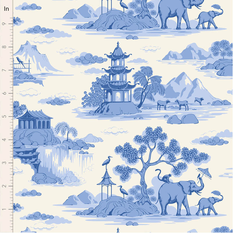 Tilda Something Blue Lights bundle 10 Fat Quarters 50cm x 55cm (20 x 22") cotton quilt fabric