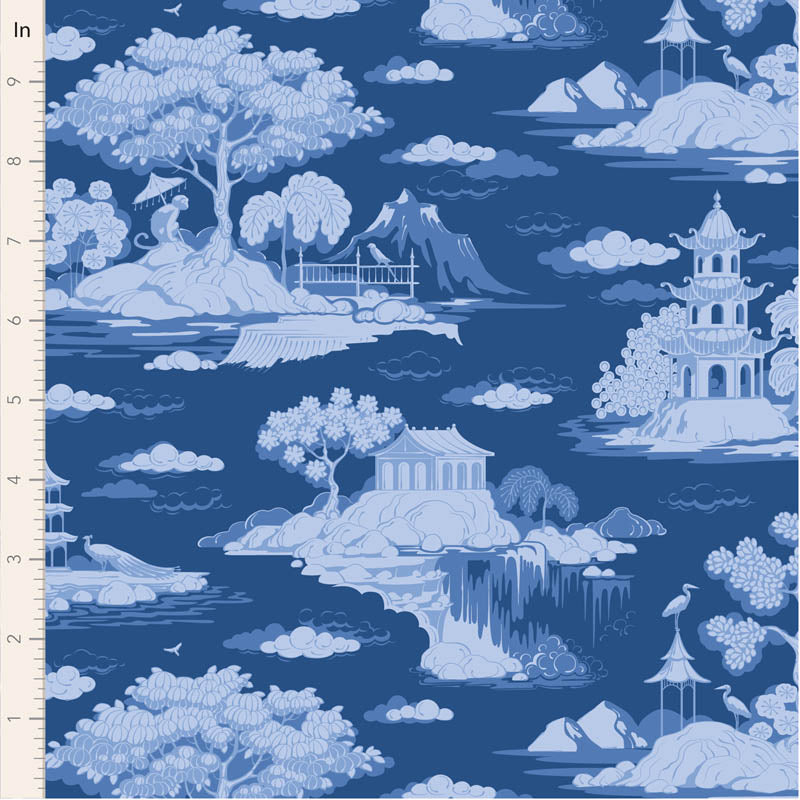 Tilda Something Blue Darks bundle 10 Fat Quarters 50cm x 55cm (20 x 22") cotton quilt fabric