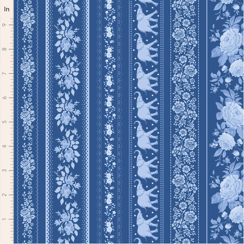 Tilda Something Blue Blenders bundle 10 Fat Quarters 50cm x 55cm (20 x 22") cotton quilt fabric