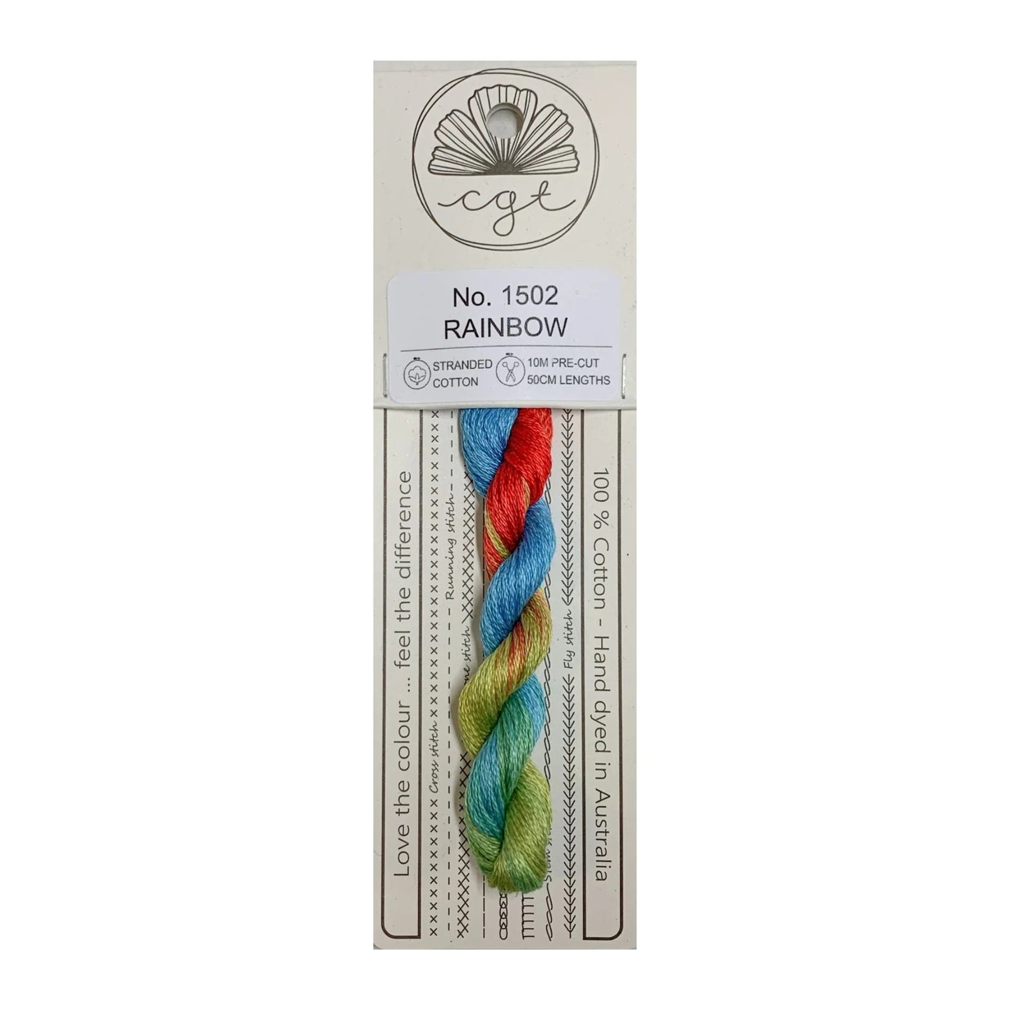Embroidery Threads - Yellow shades Stranded Cottage Garden Thread