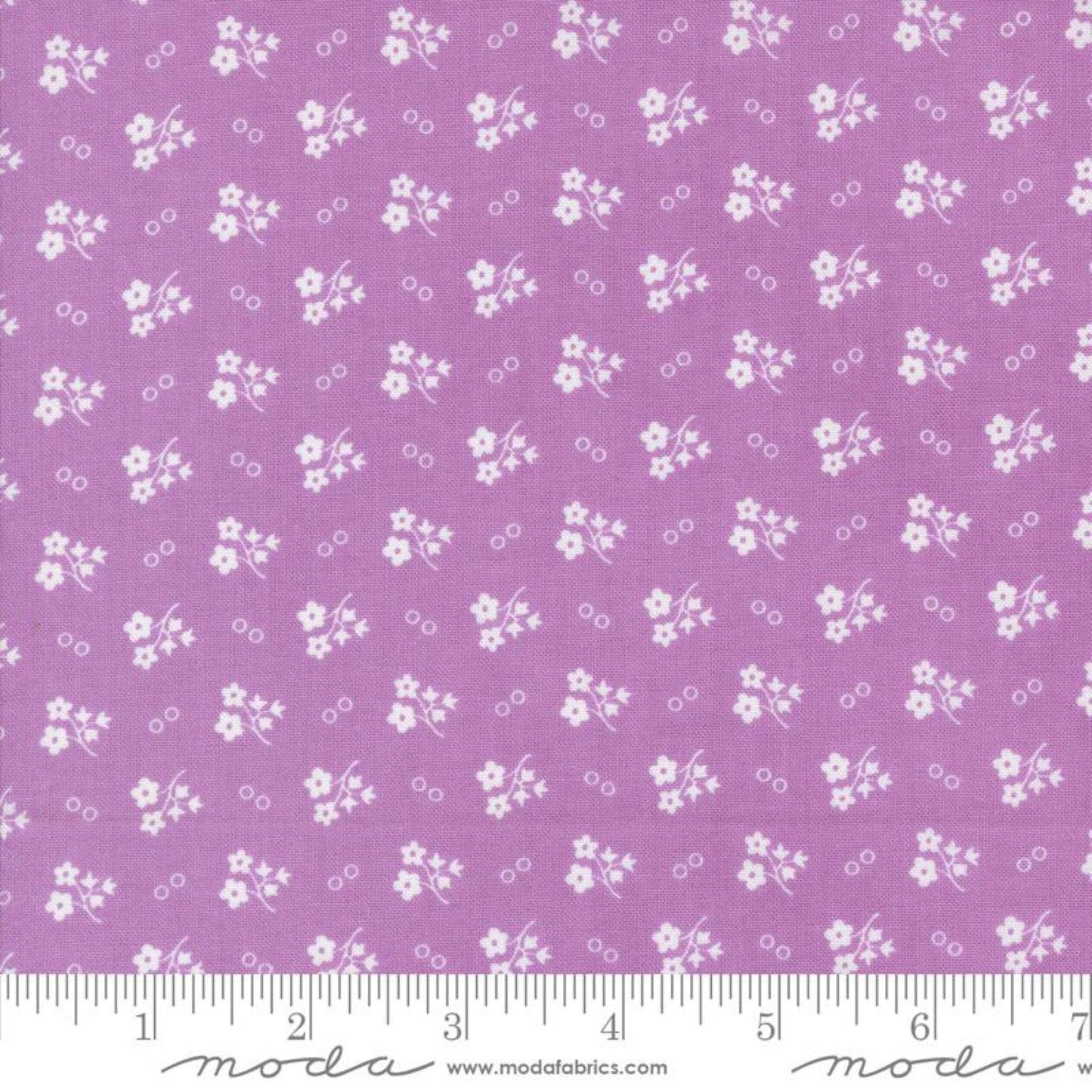 Moda 30s Playtime 5 Fat 16ths 25cm x 26cm (10 x 10.5") cotton quilt fabric Lilac