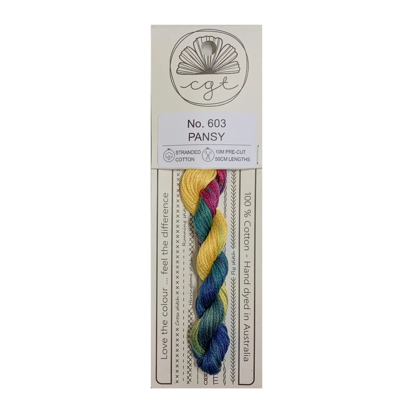Embroidery Threads - Yellow shades Stranded Cottage Garden Thread