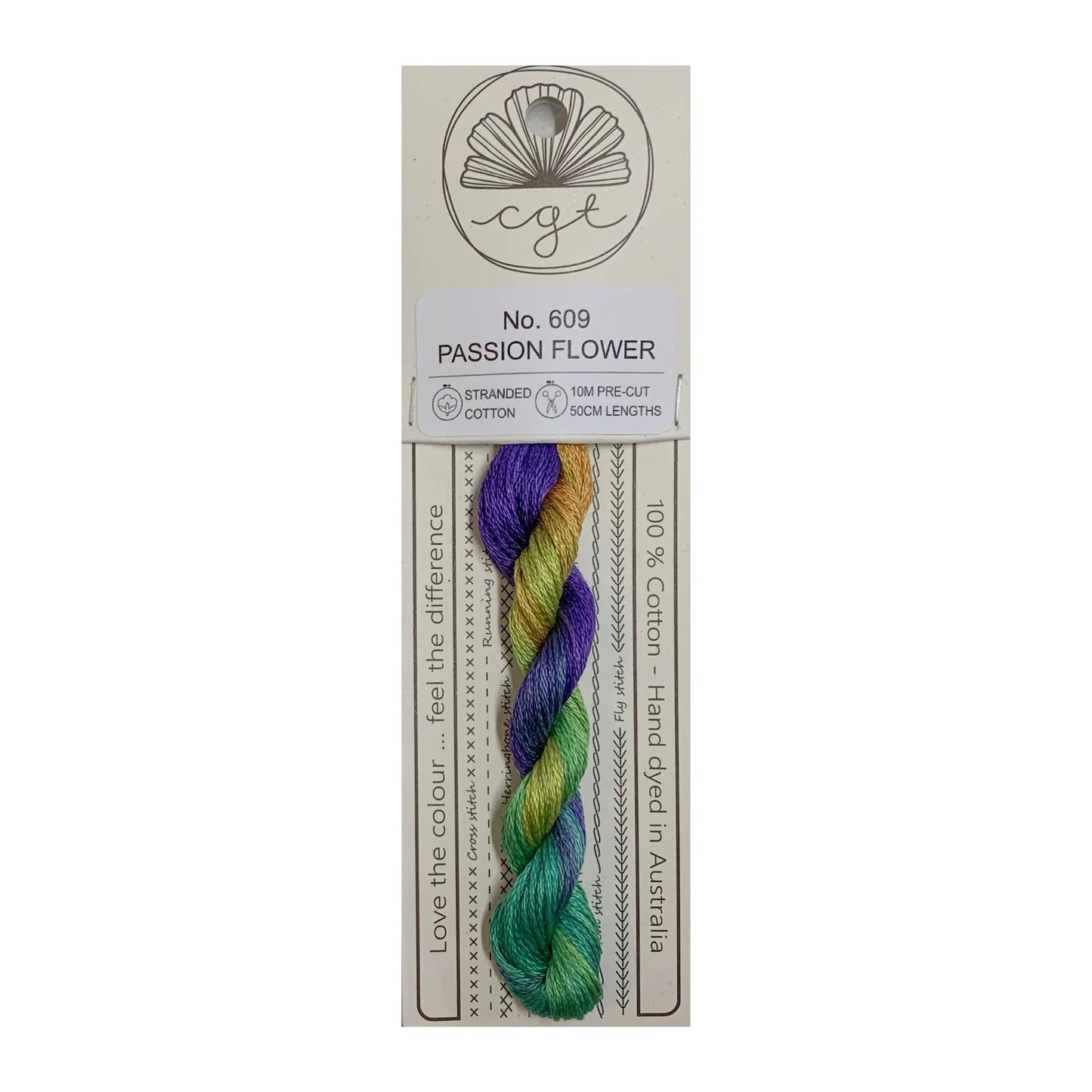 Embroidery Threads - Yellow shades Stranded Cottage Garden Thread