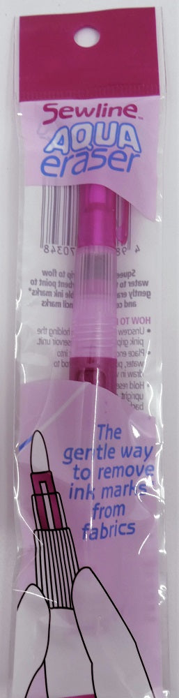 Sewline aqua eraser pen - erase ink marks lines from fabric
