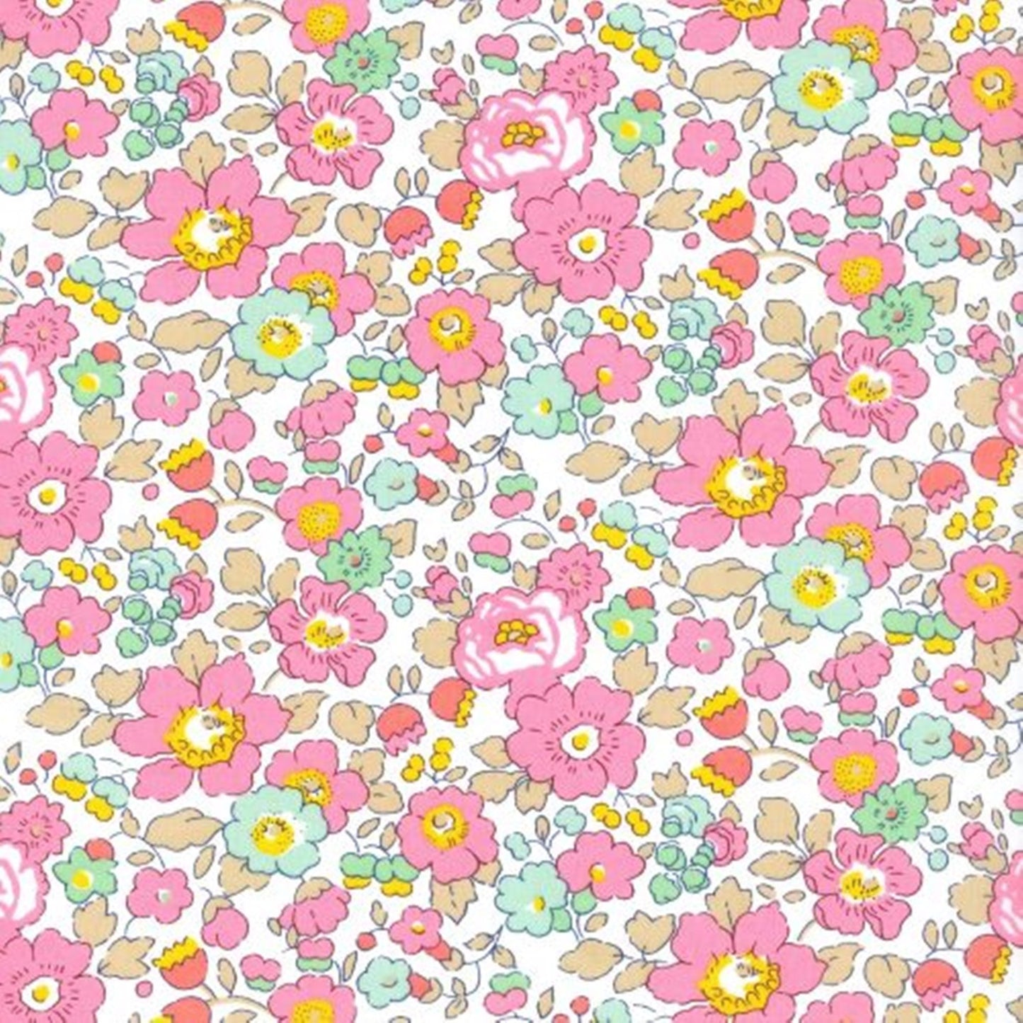 Liberty Tana Lawn - Betsy Q floral cotton fabric