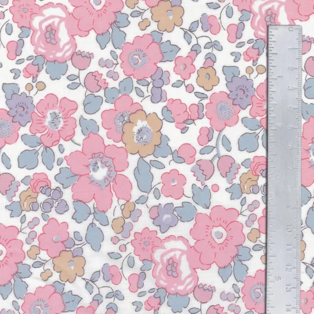 Liberty Tana Lawn - Betsy Bespoke X floral cotton fabric
