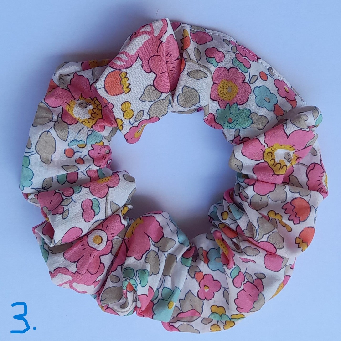 Liberty Tana Lawn Scrunchies suit adult or child - pretty pinks