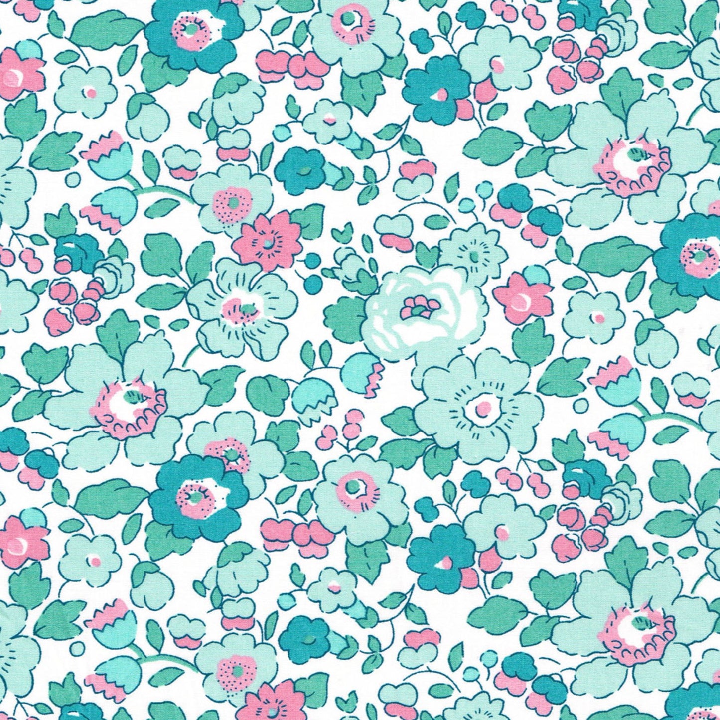 Liberty Tana Lawn - Betsy Mint X Alice Caroline Exclusive cotton fabric