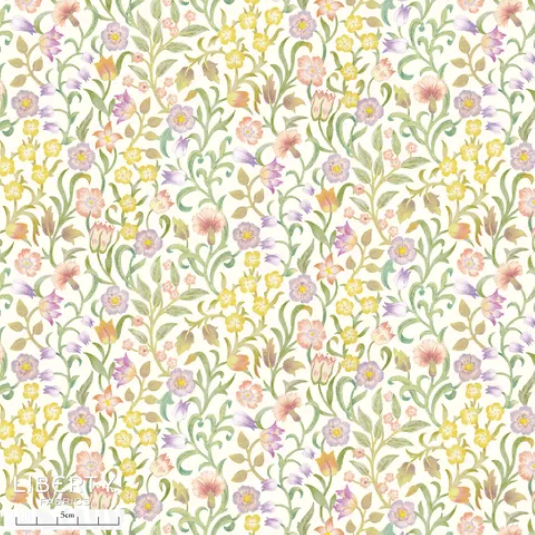 Liberty Tana Lawn - The Art of May Morris - Carnation Vine A cotton fabric
