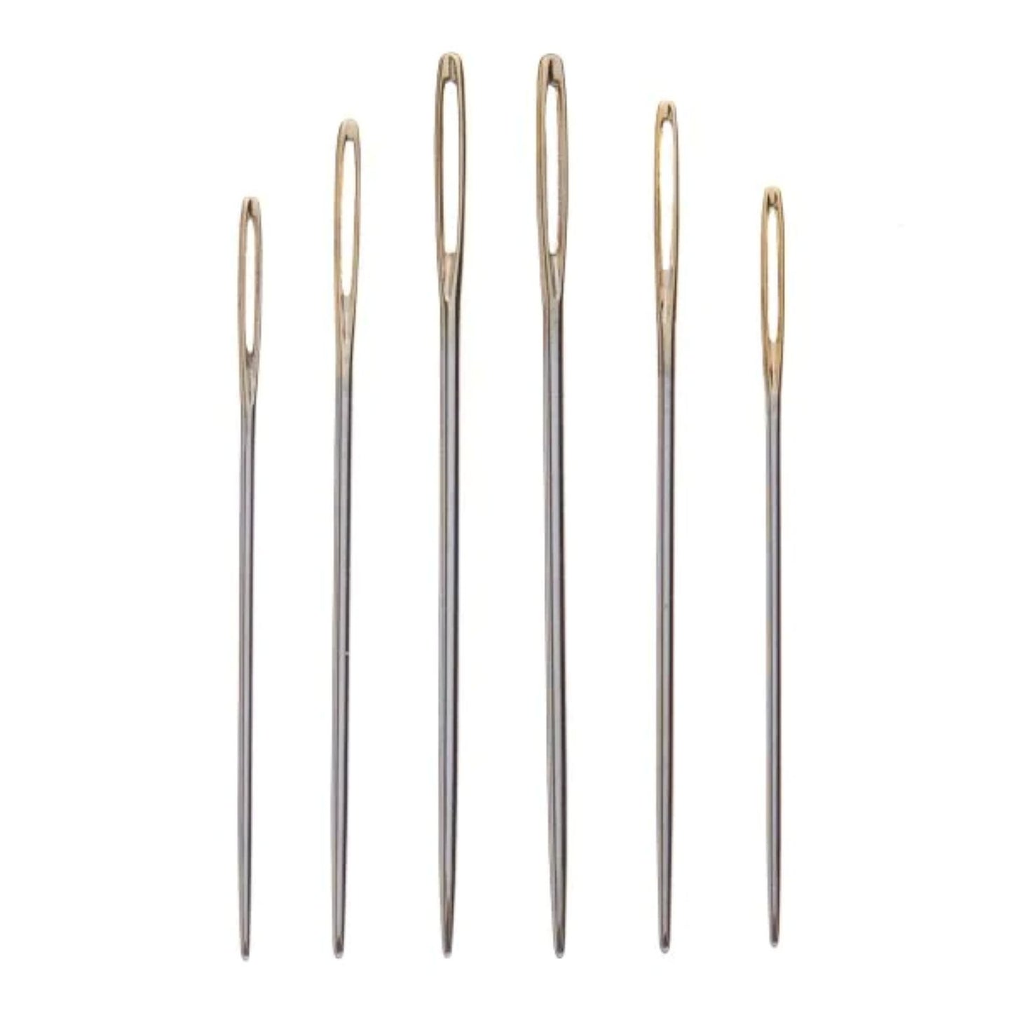 Clover gold eye Tapestry needles size no 18, 20, 22 blunt end for wool, open mesh fabrics