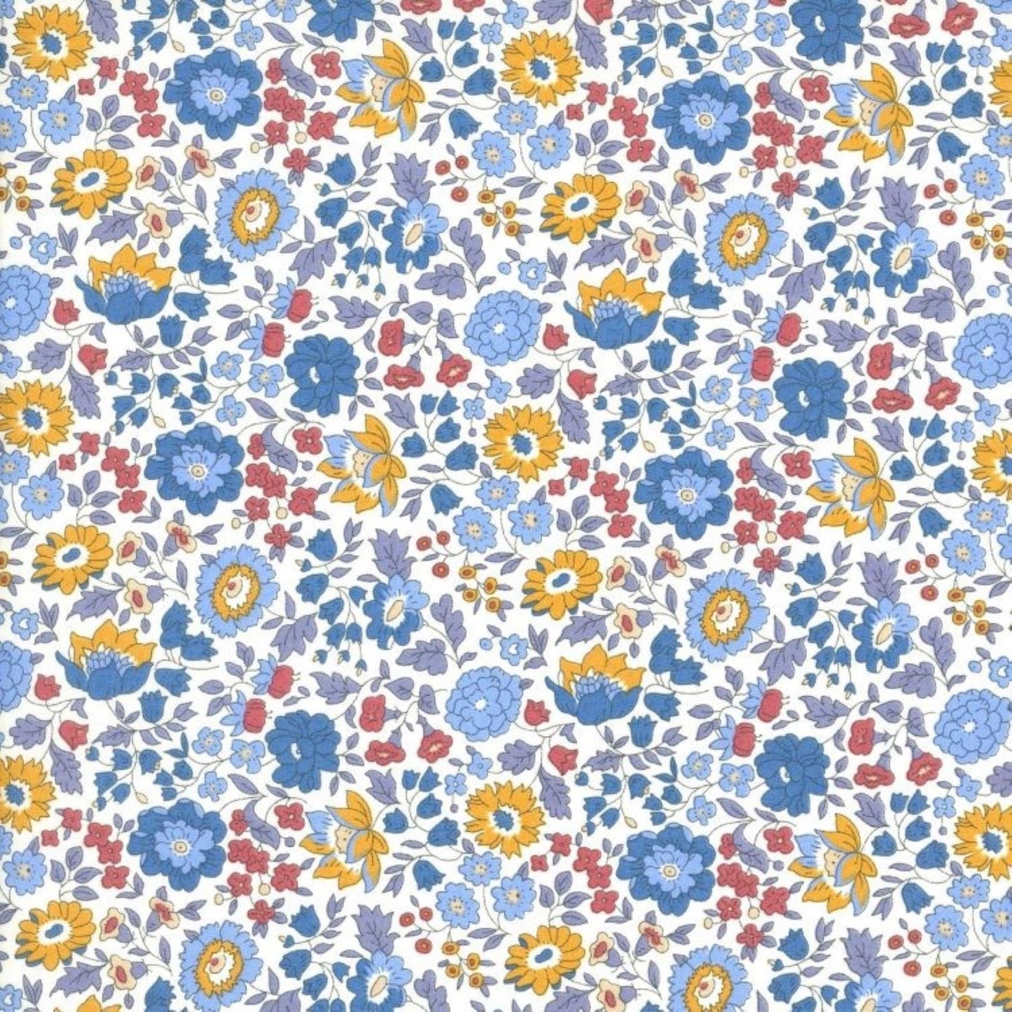 Liberty Tana lawn 5 Fat 16's, 10" x 13" - 25cm x 33cm cotton fabric Pack G4