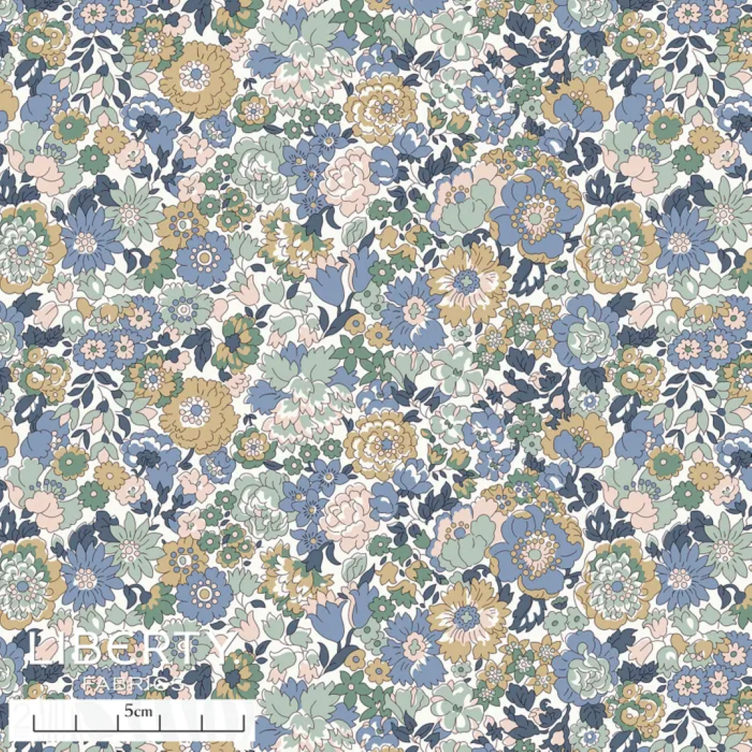 Liberty Tana Lawn Fat Eighth Nell, Annie and May cotton fabric