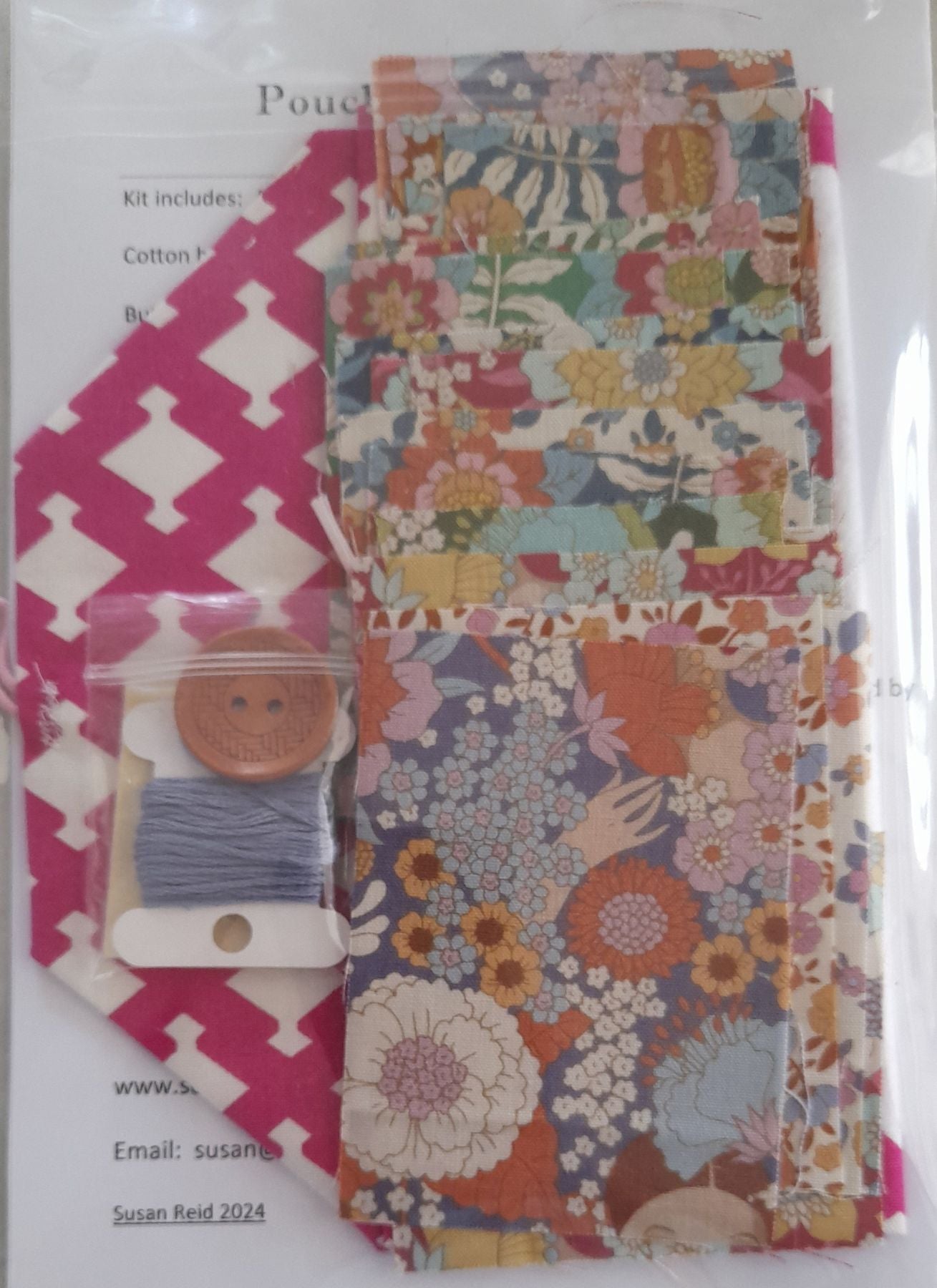 Kawandi Style Patchwork Pouches - Class Kits