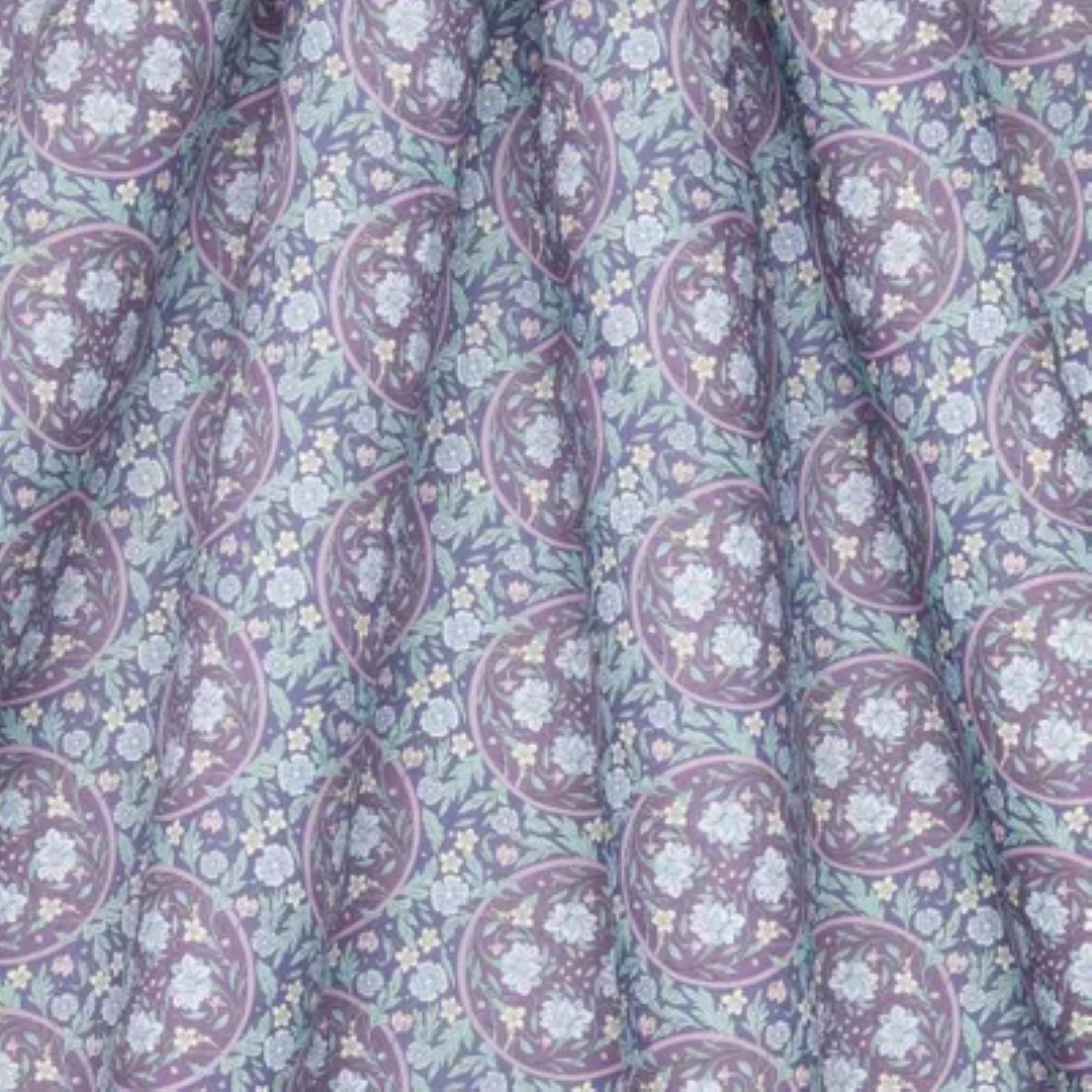 Liberty Tana Lawn - The Art of May Morris - Medallion Floral B cotton fabric
