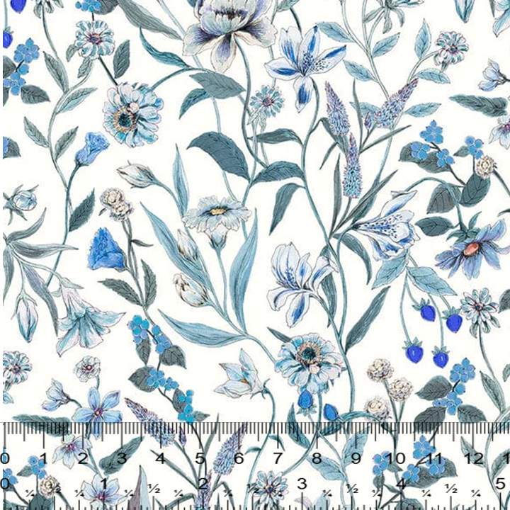 Liberty Tana lawn 5 Fat 16's, 10" x 13" - 25cm x 33cm cotton fabric Pack Q3