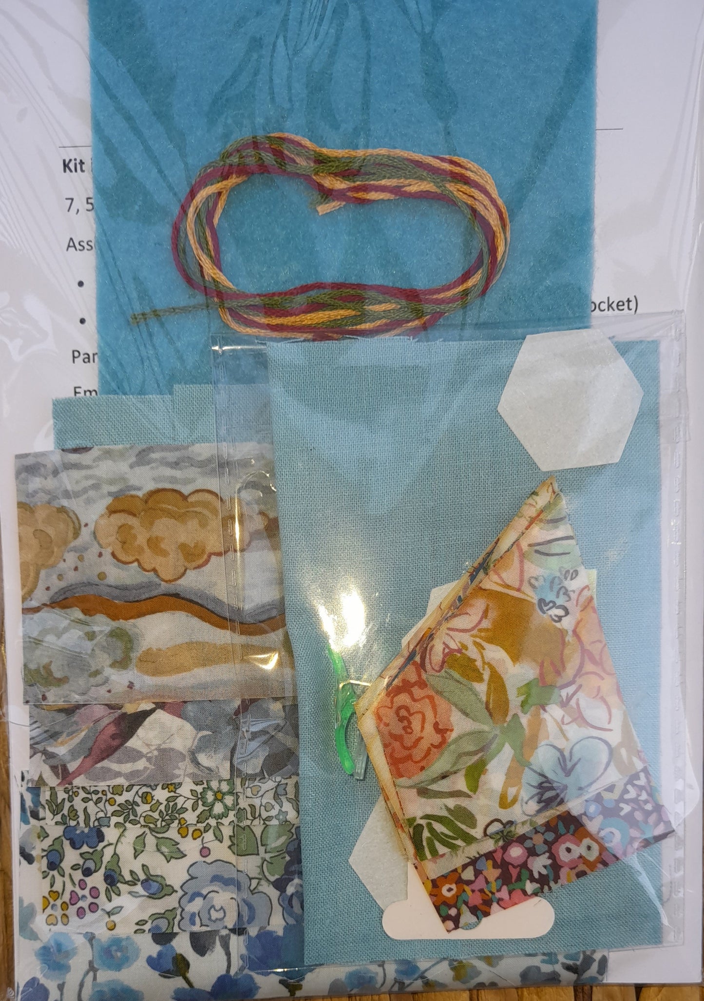 English Paper Pieced Needlebook - Class Kit
