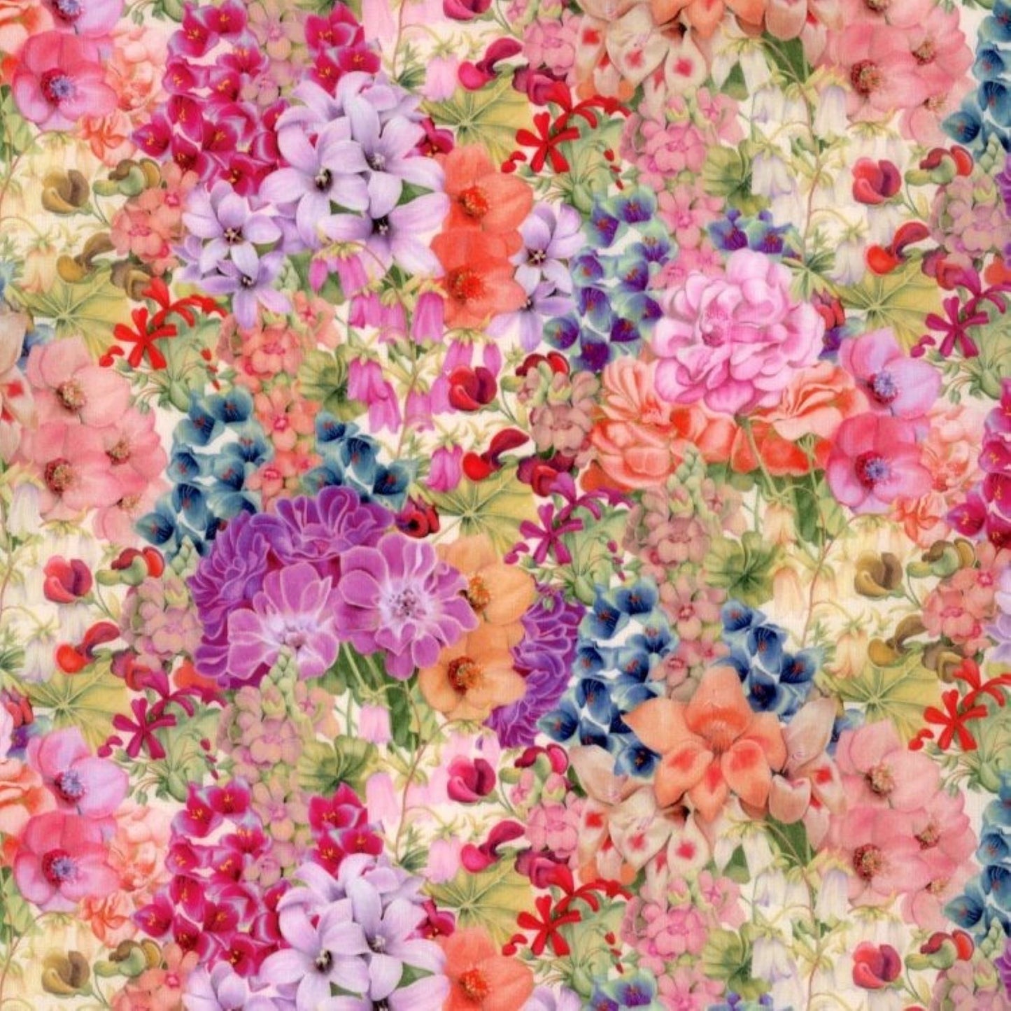 Liberty Tana Lawn - Painted Travels floral cotton fabric