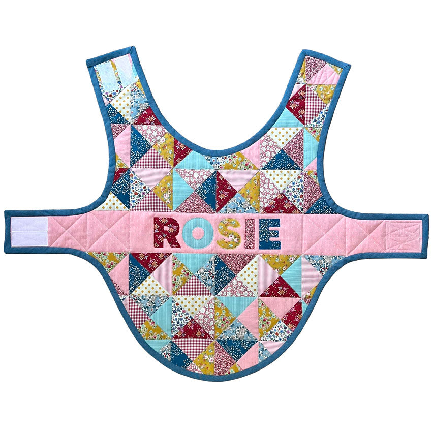 Patchwork Pooch personalised patchwork dog jacket Melly & Me paper pattern