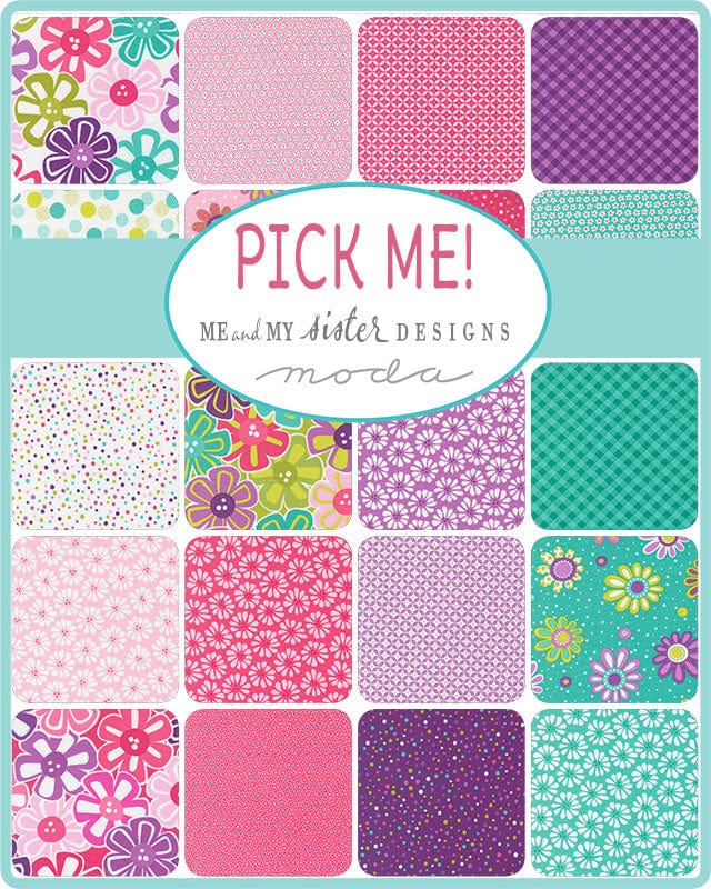 Moda Pick Me 42, 2 1/2" Mini Charm Squares precut cotton quilt fabric Me & My Sister