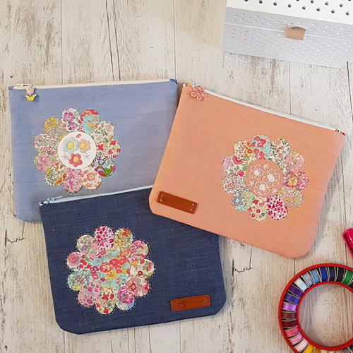 Pretty Little Things Zipper Pouch English Paper Piecing Creative Card pattern