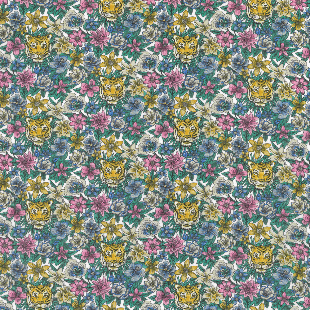 Liberty Tana Lawn - Scotty's Tiger B floral cotton fabric