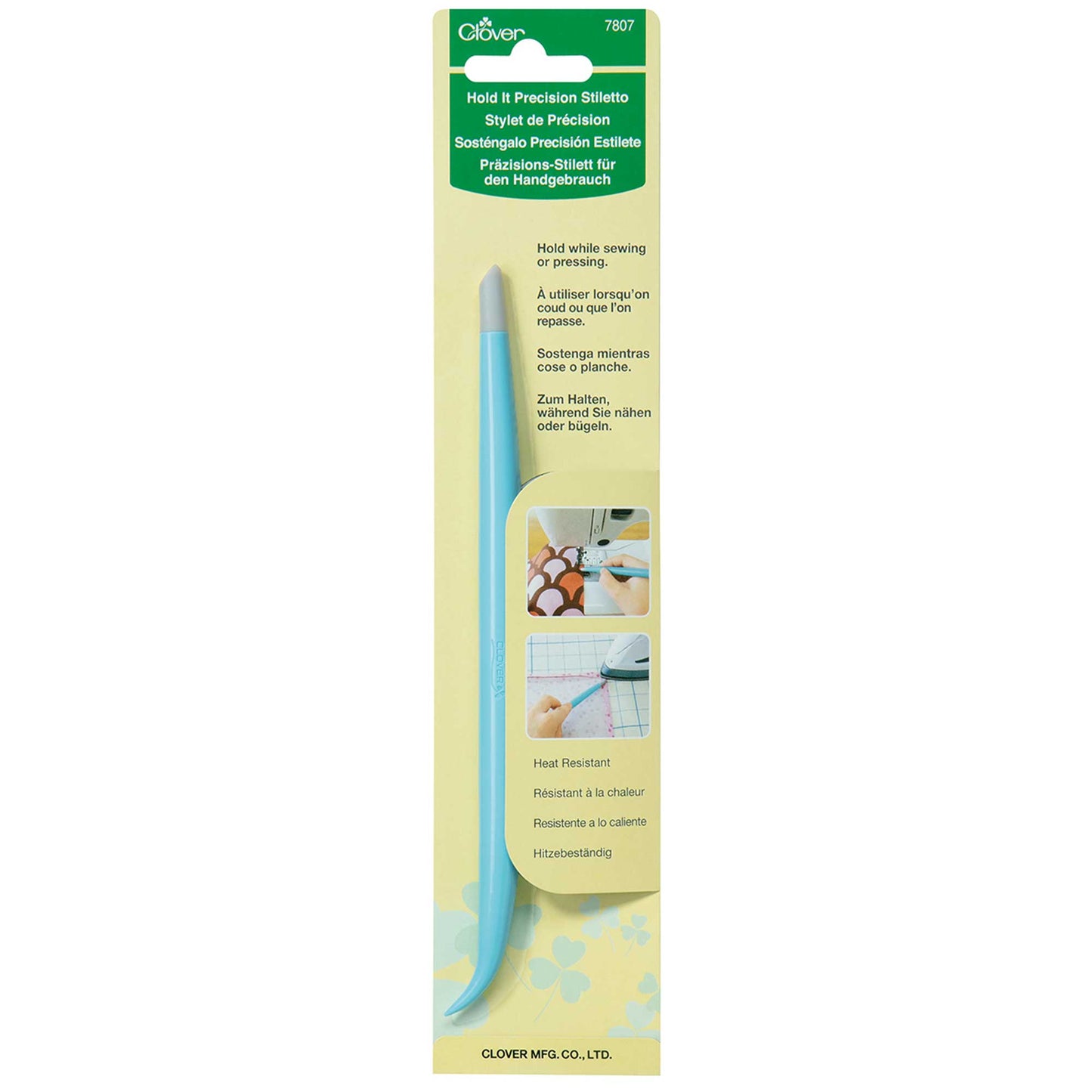 Clover Hold It Precision Stiletto heat resistant patchwork sewing applique tool