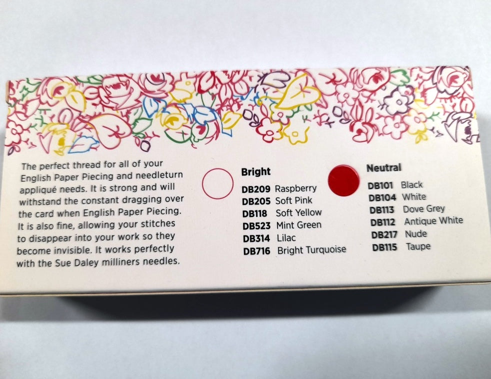 Wonderfil thread pack neutral colours Sue Daley English Paper Piecing