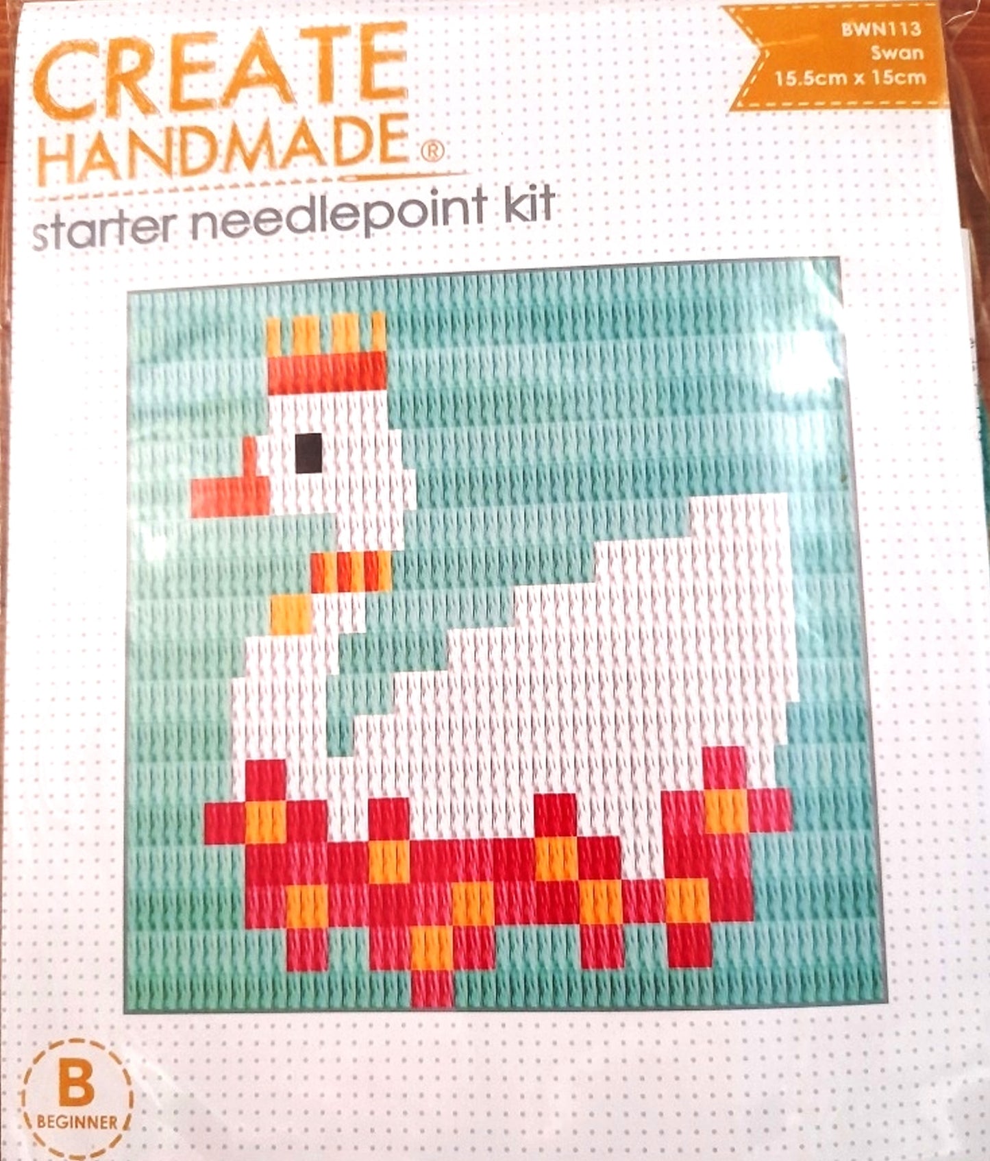 Swan Needlepoint / Long stitch craft kit suit beginners
