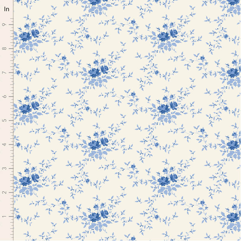 Tilda Something Blue Lights bundle 10 Fat Quarters 50cm x 55cm (20 x 22") cotton quilt fabric