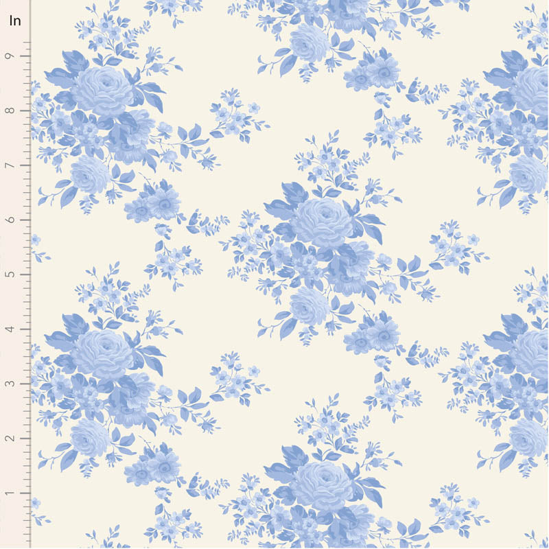 Tilda Something Blue Lights bundle 10 Fat Quarters 50cm x 55cm (20 x 22") cotton quilt fabric