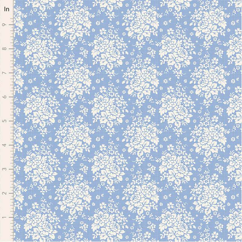 Tilda Something Blue Lights bundle 10 Fat Quarters 50cm x 55cm (20 x 22") cotton quilt fabric