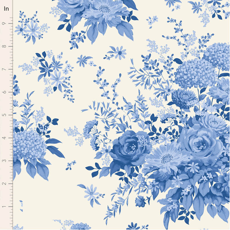 Tilda Something Blue Lights bundle 10 Fat Quarters 50cm x 55cm (20 x 22") cotton quilt fabric