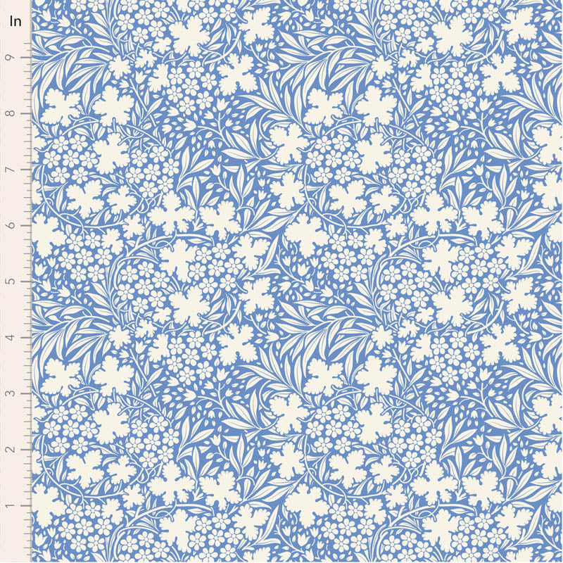 Tilda Something Blue Lights bundle 10 Fat Quarters 50cm x 55cm (20 x 22") cotton quilt fabric