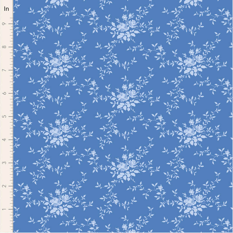 Tilda Something Blue Darks bundle 10 Fat Quarters 50cm x 55cm (20 x 22") cotton quilt fabric