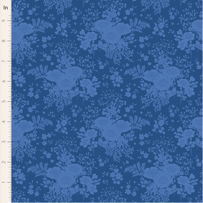 Tilda Something Blue Darks bundle 10 Fat Quarters 50cm x 55cm (20 x 22") cotton quilt fabric