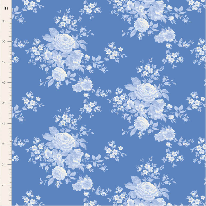 Tilda Something Blue Darks bundle 10 Fat Quarters 50cm x 55cm (20 x 22") cotton quilt fabric