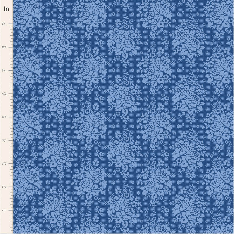 Tilda Something Blue Darks bundle 10 Fat Quarters 50cm x 55cm (20 x 22") cotton quilt fabric