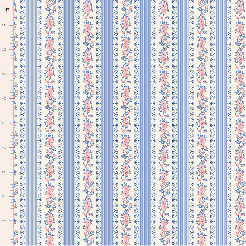 Tilda Something Blue Blenders bundle 10 Fat Quarters 50cm x 55cm (20 x 22") cotton quilt fabric