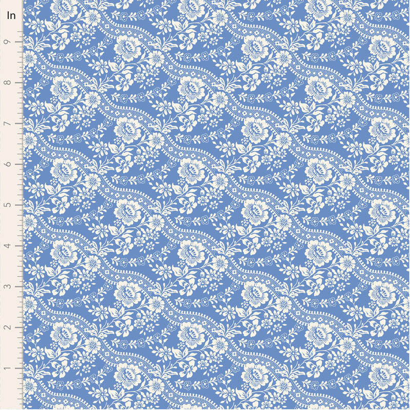 Tilda Something Blue Blenders bundle 10 Fat Quarters 50cm x 55cm (20 x 22") cotton quilt fabric