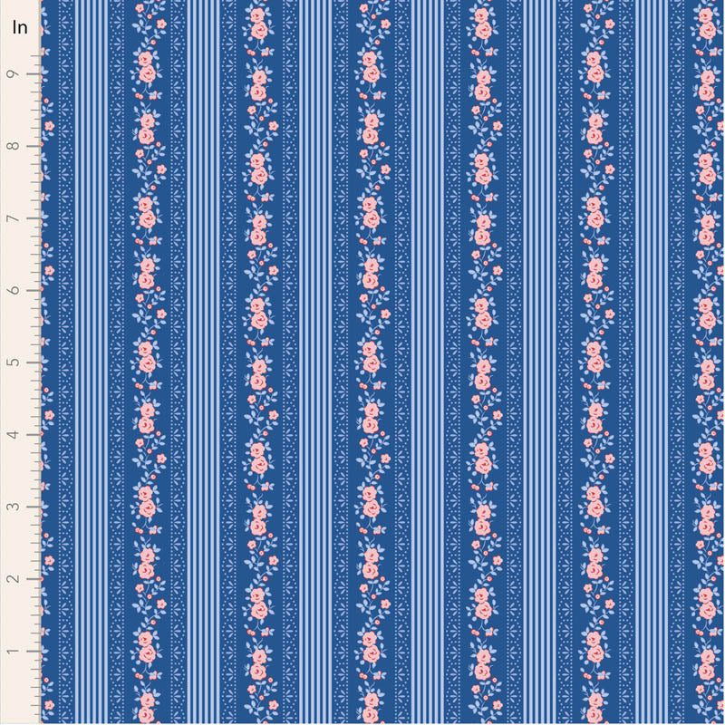 Tilda Something Blue Blenders bundle 10 Fat Quarters 50cm x 55cm (20 x 22") cotton quilt fabric