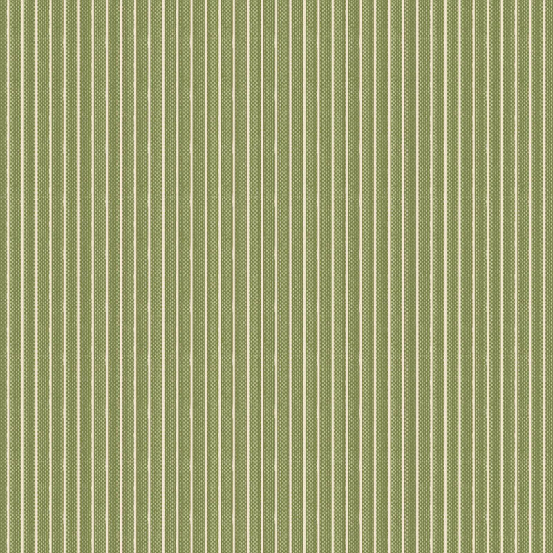 Tilda Creating Memories stripe green cotton quilt fabric by the fat quarter