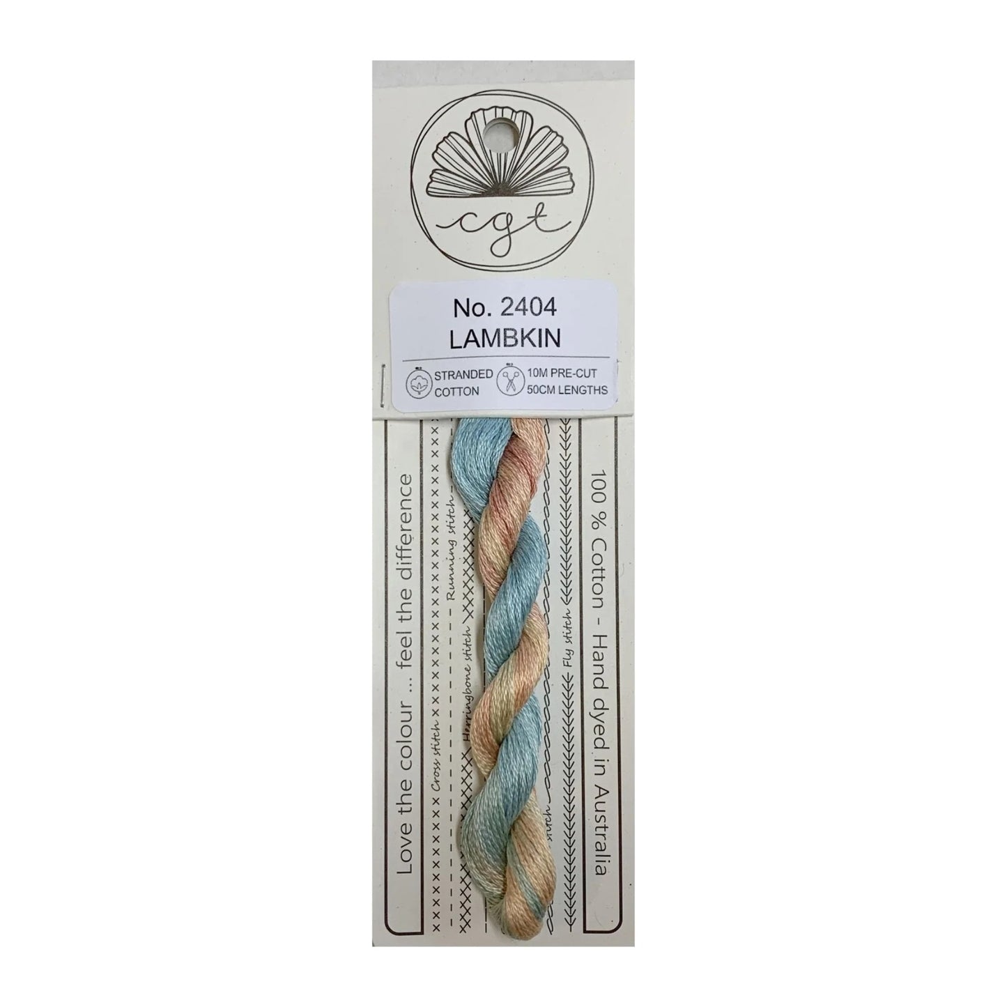 Cottage Garden Thread 2404 - Lambkin - stranded embroidery thread