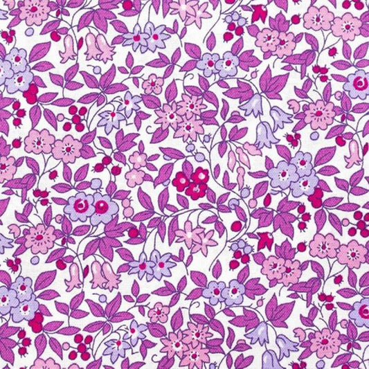 Liberty Flower Show Botanical Jewel Forget Me Not Blossom cotton quilt fabric