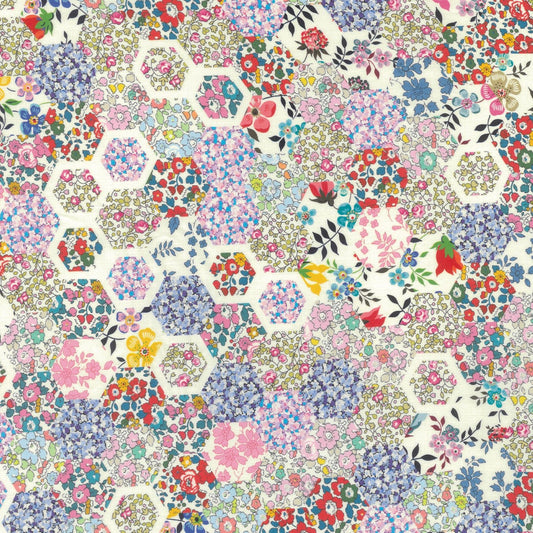 Liberty Tana Lawn - Patchwork Stories bespoke floral cotton fabric