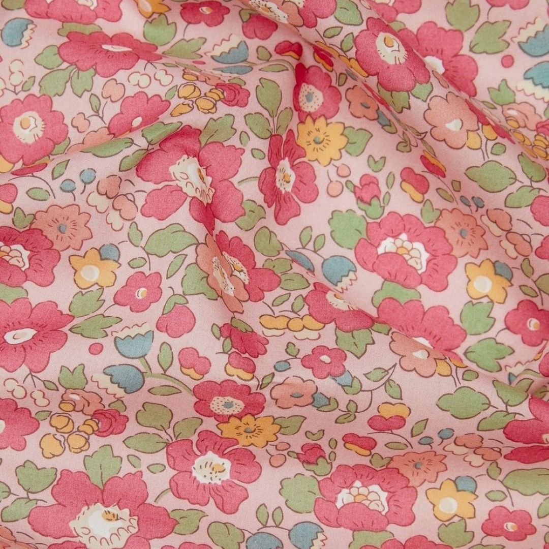 Liberty Tana Lawn - Betsy Meadow B pink floral cotton fabric