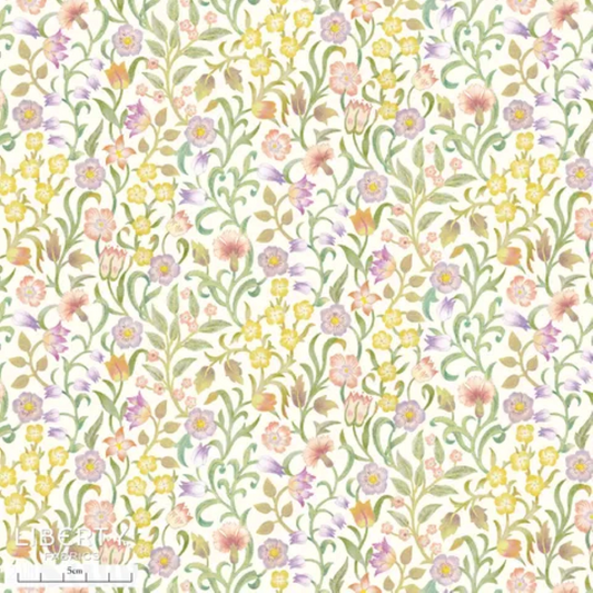 Liberty Tana Lawn - The Art of May Morris - Carnation Vine A cotton fabric