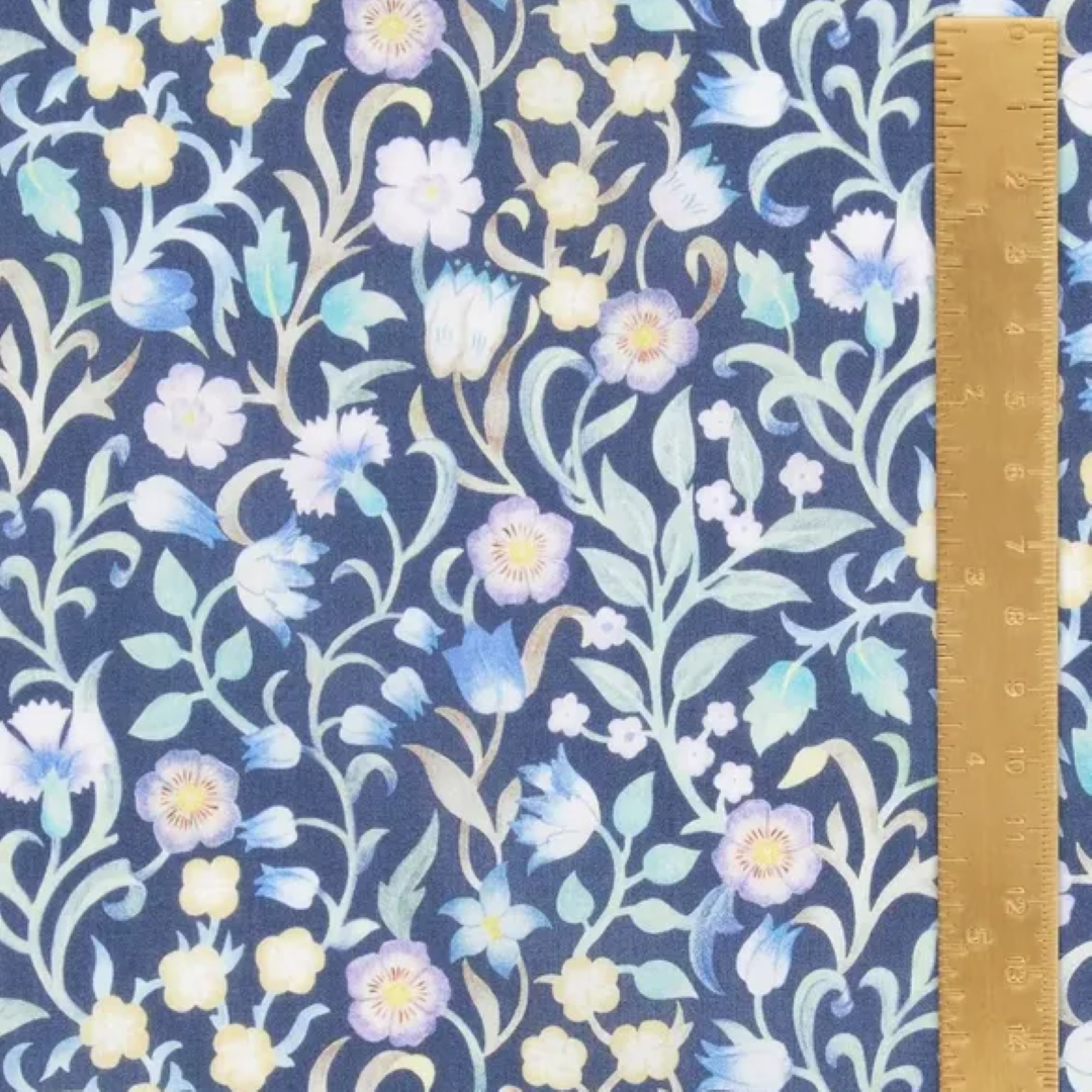 Liberty Tana Lawn - The Art of May Morris - Carnation Vine B cotton fabric