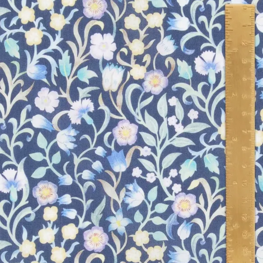 Liberty Tana Lawn - The Art of May Morris - Carnation Vine B cotton fabric