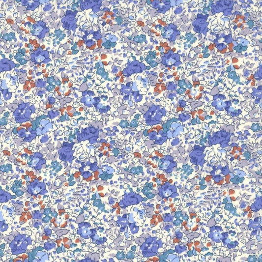 Liberty Tana Lawn Fat Eighth Claire Aude B cotton fabric