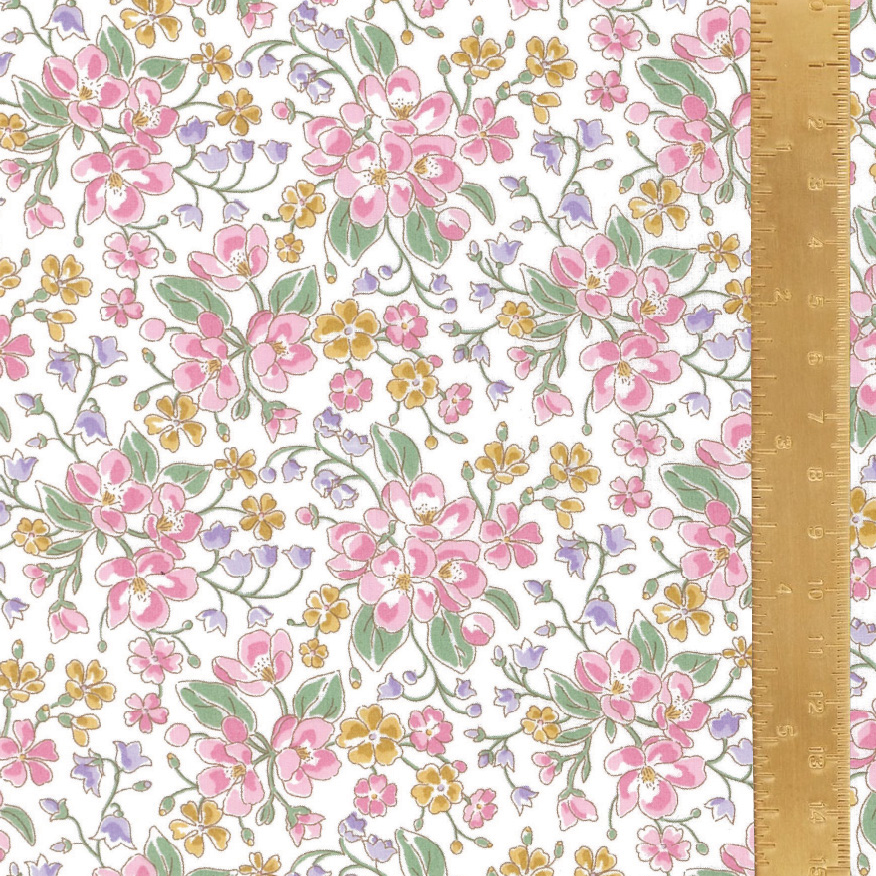 Liberty Tana Lawn - Daisy Annabel B floral cotton fabric